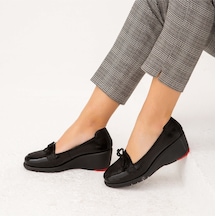 Relax Anatomic Kadın Hakiki Deri Siyah Comfort Ayakkabı 611 F2310-31218 Byn Ayk Y22 Black Siyah