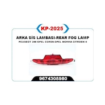 Gld-spt- Reflektor Arka Tampon Orta Opel Corsa F 19- Mokka 20- Peugeot P208 15- Cıtroen C4 20- Ds3 1 Çok Renkli