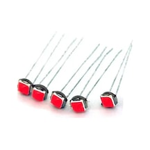 T5 Led Ampul Kıl Bacak Tel Bacak Kılçık Ampul KIRMIZI (5 Adet)