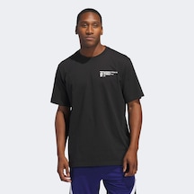 Adidas Worldwide Hoops Graphic Erkek Siyah Basketbol T-shirtü Jm2225 SIYAH