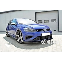 Kit Garaj Volkswagen Golf 7.5 R Piano Black Ön Lip Plastik Boyalı