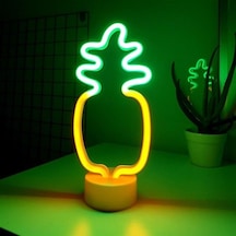 Ananas Çift Renk Işıklı Gece Lambası Çok Renkli