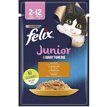 Purina Felix Tavuk Etli Konserve Yavru Kedi Maması 85 G