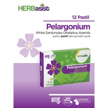 HERBasist Pastil Pelargonium Afrika Sardunyası Okaliptus Aserola