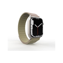Apple Uyumlu  Watch  1-2-3 42mm Strap Manyetik Mıknatıslı Silikon Kordon Kayış