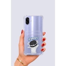 Samsung Galaxy Uyumlu A07 Kartlıklı Oreo Desenli Kılıf Mh-hs2234-8333