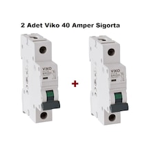 2 Adet Viko B40 Amper Sigorta W Otomat Şartel . 40A . B 40 A