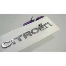 Citroen C4 C5 B7 Bagaj Krom Abs 3M 3D Yazı Logo Amblem