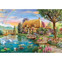 Ks Games Puzzle 2000 Parça Lakesıde Cottage 22505