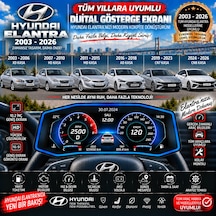 Hyundai Elantra 2003-2026 İçin Digital Gösterge Odb Ekran Arıza Göstergesi Turbo Gösterge Hayalet Ekran