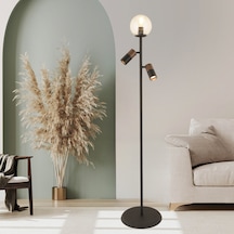Mirela 3'lü Modern Spot Başlıklı Modern Oturma Odası Köşe Salon Lambader Diğer