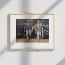 Dwayne Johnson & Jason Statham 20x30 Cm El İmzalı Fotoğraf Ömür