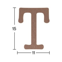 Harf Ahşap Obje 18Mm - T