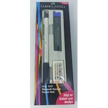 Faber Grip 1347 Beyaz 0.7mm Kalem-silgi-uç Beyaz