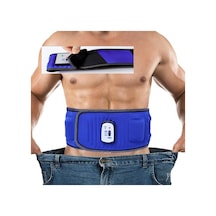 Mavi Yeni Nesil Elektrikli Titreşimli Kemeri Fitness Masajı Makinesi Kilo Vermek Karışık