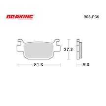 BENELLI TRK 502 ABS 500 2019 BRAKING SİNTERLİ ARKA FREN BALATASI P30908