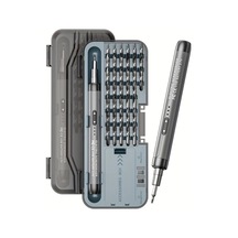 Xuweiwei Gri Blivrig 46li 1 Kablosuz Elektrikli Vidalama Seti 38 Manyetik Bit Usb Sarjli Lityum Batarya Onarim Aleti