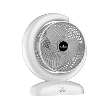 Ranyeek 102 Usb Şarjlı Masaüstü Fanı, 3 Hızlı Rüzgar, 5 Renkli Işık, 1-2 Saat Zamanlayıcı, Kumandalı Arka Saklanabilir , Gümüş