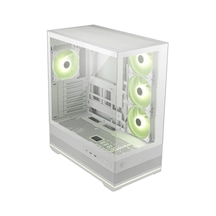 Msi Mag Pano 110r Pz Whıte Psu Yok 4x12cm Argb Fanlı Beyaz Atx Panoromik Oyuncu Kasası
