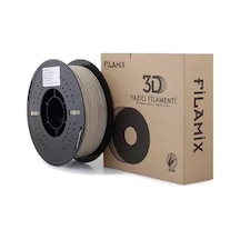 Filamix Pla+ Açık Kahverengi Bej Ton Filament 1.75mm 1kg - Plastik Makara Ams Uyumlu 50-300mm/s 3d