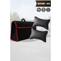 Rover 213 Uyumlu Siyah Renk Bagaj Çantası Koltuk Yastığı Lüks Model