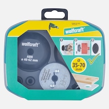 Wolfcraft Delik Genişletme Yardımcısı 35-70mm Set
