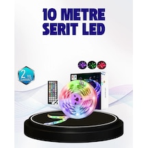 Bluetooth Kontrollü Smart Şerit Led 10m Sese Duyarlı Rgb Aydınlatma 18769187