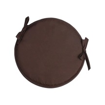 Topshop1 Koyu Kahverengi 11.81inç Yuvarlak Bağcıklı Sandalye Minderi - Kalın Dolgulu İç Ve Dış Mekan Koyu Kahve 11.81inç