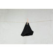 Blackspade 1195 Kız Çocuk 2 Li Organik Siyah Slip Külot
