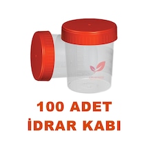 Plastik İdrar Numune Kabı Aseptik Poşetli Steril Beheri 100 ML 100 Adet