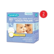 Lansinoh Ultra İnce Göğüs Pedi 2 x 60'lı