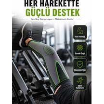 Trendexa Mey İthalat Diz Destekliği Fitness, Koşu Ve Antrenman İçin Kompresyon Dizlik