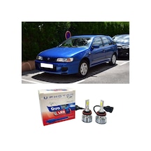 Nissan Almera Led Xenon Uzun + Kısa Far Ampulü H4 Duo Yeni Seri Beyaz 1995-2000