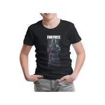 Fortnite - Chevalier Siyah Çocuk Tshirt