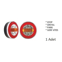 24V NEON LED HAMBURGER STOP LAMBA 4 FONKS. STOP PARK SİNYAL GERİ 201705