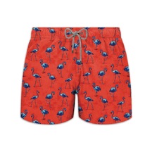 John Frank Flamingo Red Erkek Çocuk Mayo Şort kjfsssw06-flamingo-red-7466 001