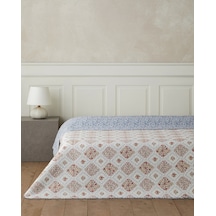 English Home Penny Bloom Çift Kişilik Çok Amaçlı Örtü 200x220 Cm Mor Mor