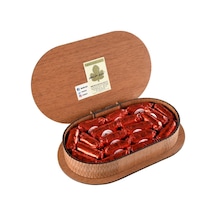 İncir Evi Cevizli Çukulat Kuru İncir Oval Ahşap Kutu 450 G