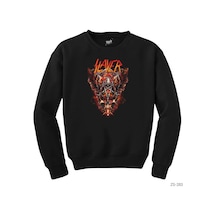 Slayer Eagle Bones Siyah Sweatshirt