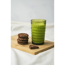 Allegra Koyu Yeşil Akrilik Bardak 6'lı Set 400 Ml Su, Meşrubat, Sunum Ve Kahve Yanı İçin Cam D