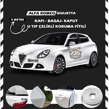 Alfa Romeo Giulietta Oto Araç Kapı Koruma Fitili 5metre Parlak Beyaz Renk