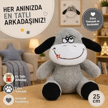 Özgüner Oyuncak Ofis Hediyesi 20-25 Cm Figürlü Pelüş Ayıcık, 20 Cm Teddy Bear,sevgiliye Hediye,ayı Teddy,peluş Ayıcık,plush Toys,ofis Hediyesi Eşek 000 Açık Krem