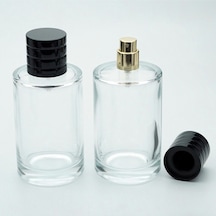 Kolay Kapama Aparatı Ve Parfüm Şişesi 100 Ml 10 Adet Sprey Aparat İle Kapatılır Uzun Silindir Kolay Kapama Model