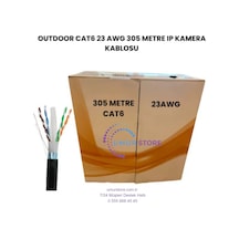 Cat6 305 Mt Dış Mekan 23 Awg Outdoor Ip Kamera Kablosu Cat6 305 Mt Dış Mekan 23 Awg Outdoor Ip Kamera Kablosu