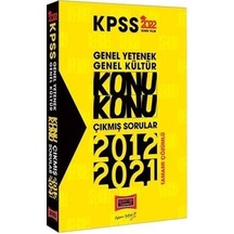 2022 KPSS Genel Yetenek Genel Kültür Konu Konu Tamamı Çözümlü Çıkmış Sorular- Yargı Yayınları