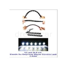 Dreamcar 12 Canon Beyaz Ledli Elastik Daylight 24,5Cm 2 Ad. 56504