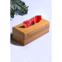 Bambu Kağıt Peçetelik - Bambu Kağıt Mendil Kutusu Siyah