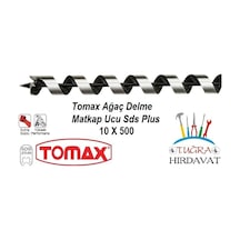 Tomax Sds Plus Ağaç Delme Ahşap Delme Matkap Ucu 10x500