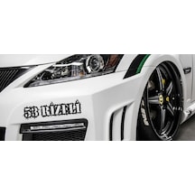 Rizeli 53 Plaka Araba Oto Sticker Yapıştırma 2 Adet