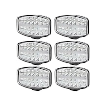 Ahmet Otomotiv 6 Adet Demmn Full Ledli Sarı Ve Beyaz Parklı Sis Lambası